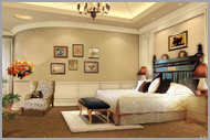 別墅裝修設計 — 臥室1