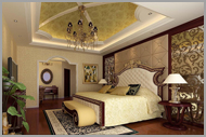 別墅裝修設計 — 臥室2