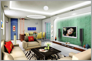 兩房一廳裝修設計 — 客廳3